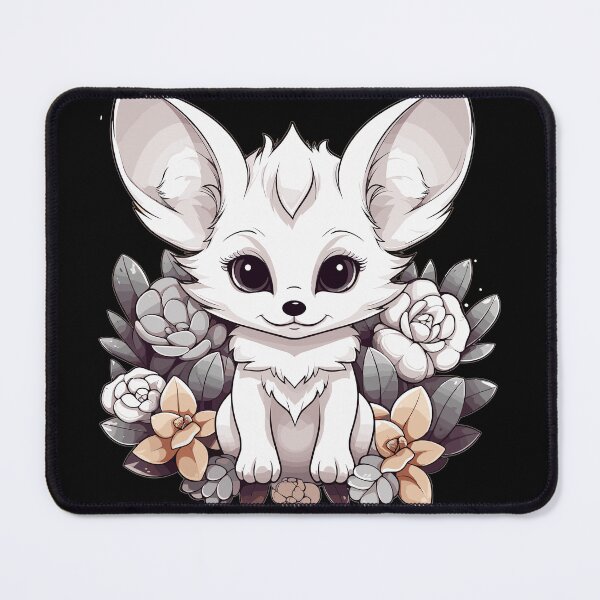 Item preview, Kawaii Desert Fennec Fox with Succulents designed and sold by LOT7Clothing.
