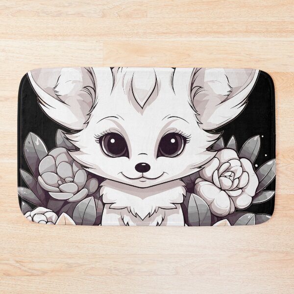 Item preview, Kawaii Desert Fennec Fox with Succulents designed and sold by LOT7Clothing.