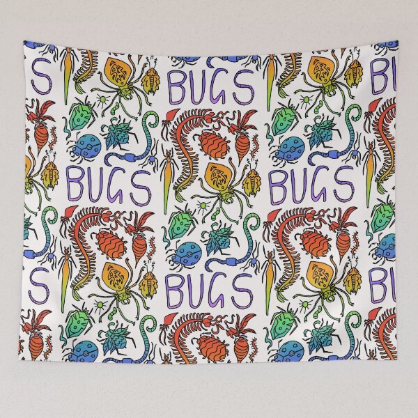 Item preview, Bug party (rainbow) designed and sold by TheDoodlemancer.