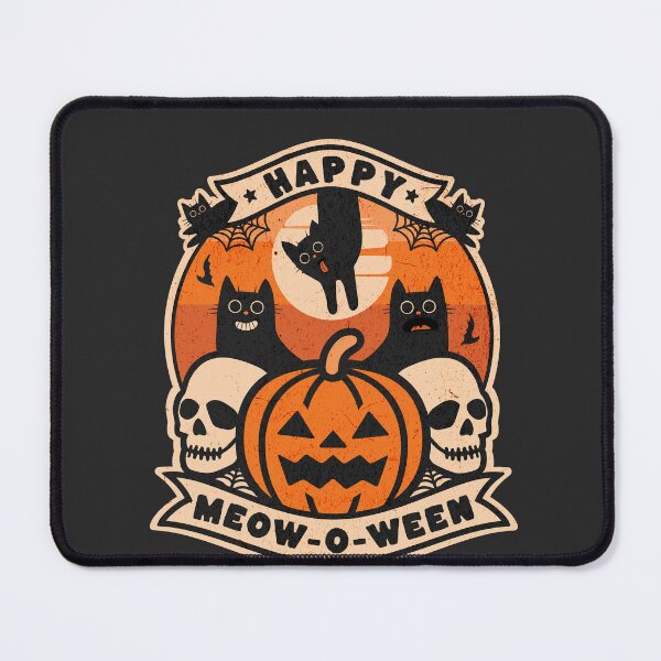 Item preview, Happy meow-o-ween - Halloween gift for cat lovers designed and sold by Zandalus.