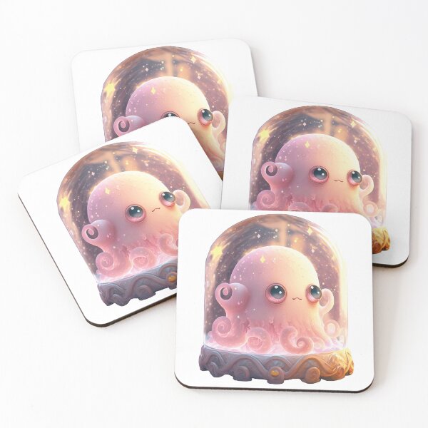 Item preview, cute pink octopus designed and sold by agusterus.