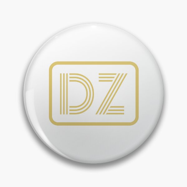 Item preview, DZ Initials Gold Geometric Letters designed and sold by Jeallan Designs.