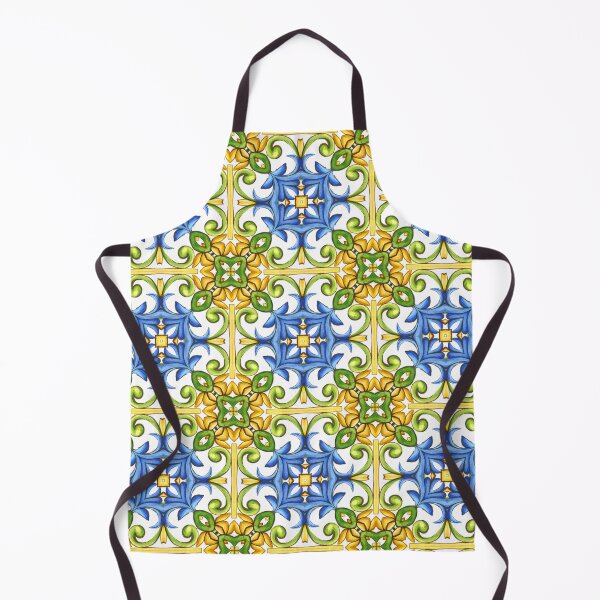 Item preview, Summer,blue tiles,mosaic,Sicilian style, pattern designed and sold by MariaMarinova.