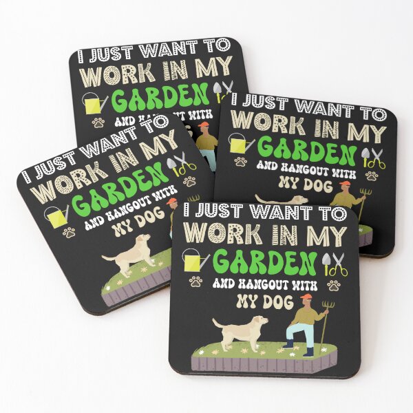 Item preview, Gardening and spending time with my dog  designed and sold by Allomensiaa.
