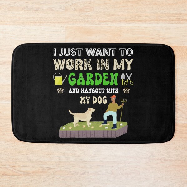 Item preview, Gardening and spending time with my dog  designed and sold by Allomensiaa.