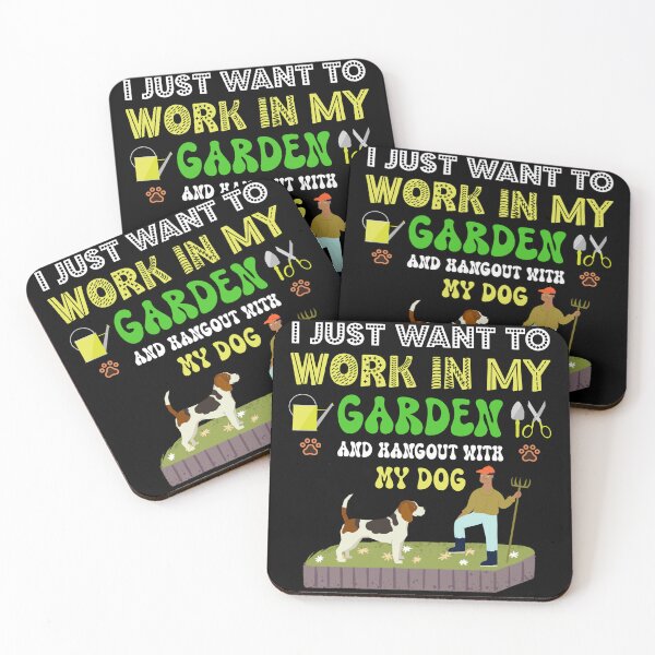 Item preview, I just want to work on my garden and Hangout with my dog designed and sold by Allomensiaa.