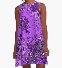 Purple Refrain A-Line Dress