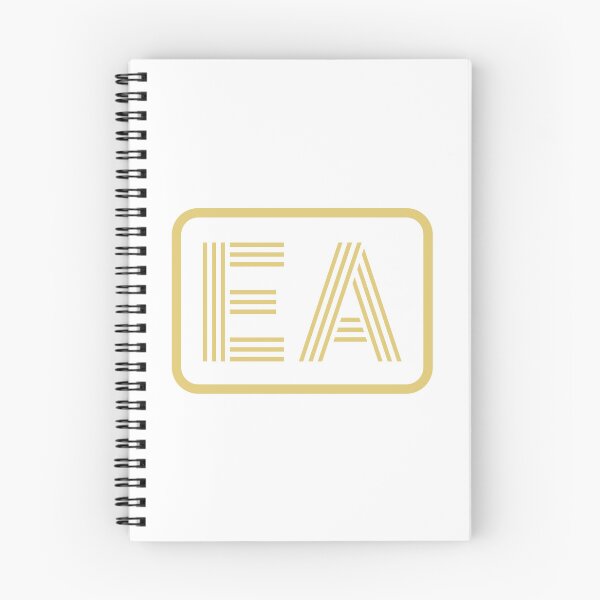 Item preview, EA Initials Gold Geometric Letters designed and sold by Jeallan Designs.