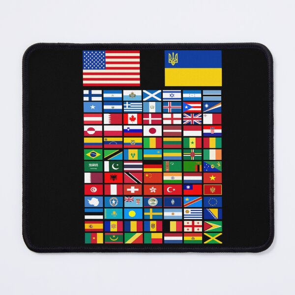Item preview, Flag of USA and Ukraine, Ukrainian American Flags designed and sold by Tamarage.