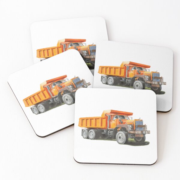 Item preview, Orange Dump Truck designed and sold by SandraWarmerdam.
