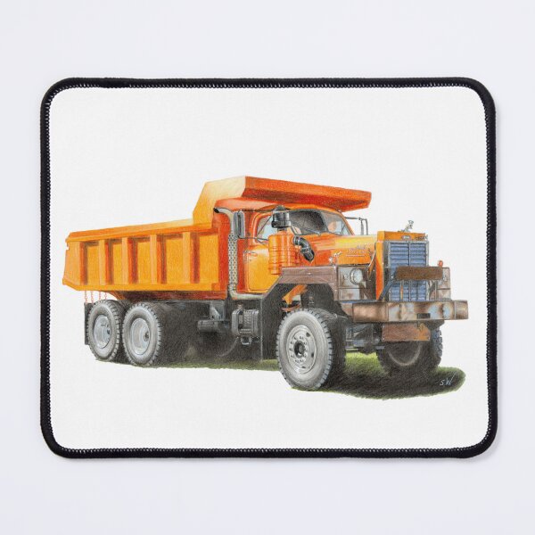 Item preview, Orange Dump Truck designed and sold by SandraWarmerdam.