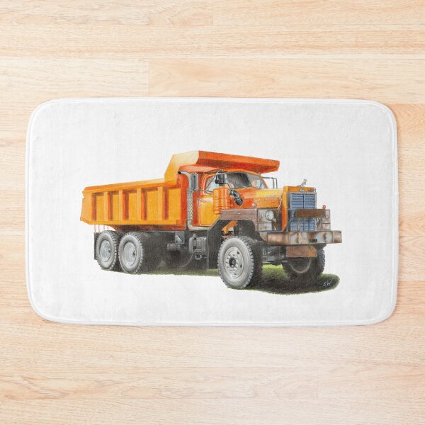 Item preview, Orange Dump Truck designed and sold by SandraWarmerdam.