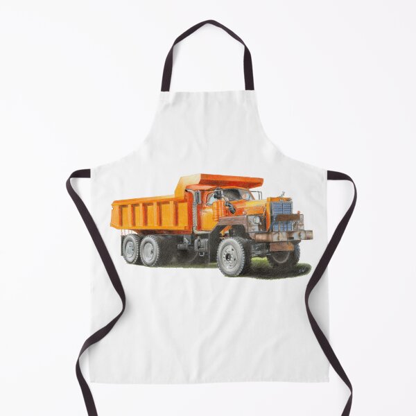 Item preview, Orange Dump Truck designed and sold by SandraWarmerdam.