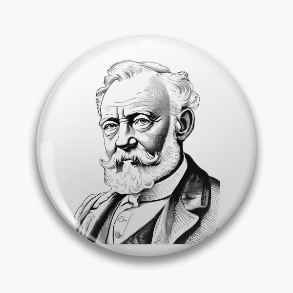 Item preview, Portrait of Jules Verne  designed and sold by NTGUILTY.