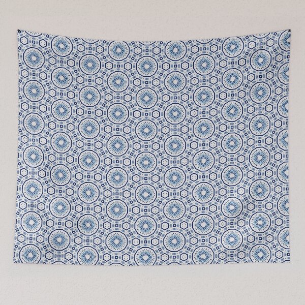 Item preview, Persian tiles,blue tiles,Moroccan,circles,geometric shapes  designed and sold by MariaMarinova.