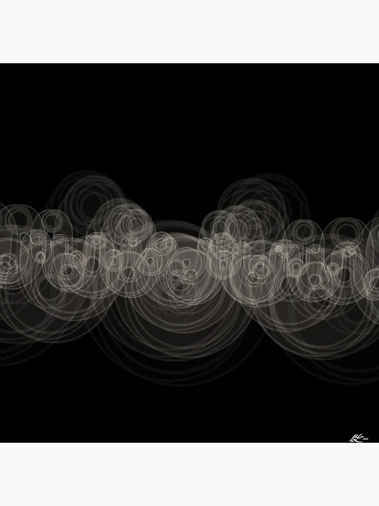 Thumbnail 4 of 4, Clock, Looping Ripples designed and sold by Mary Holstege.