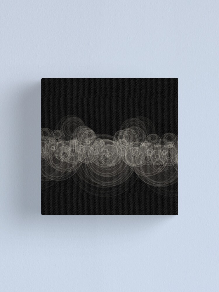 Thumbnail 1 of 3, Canvas Print, Looping Ripples designed and sold by holstege.