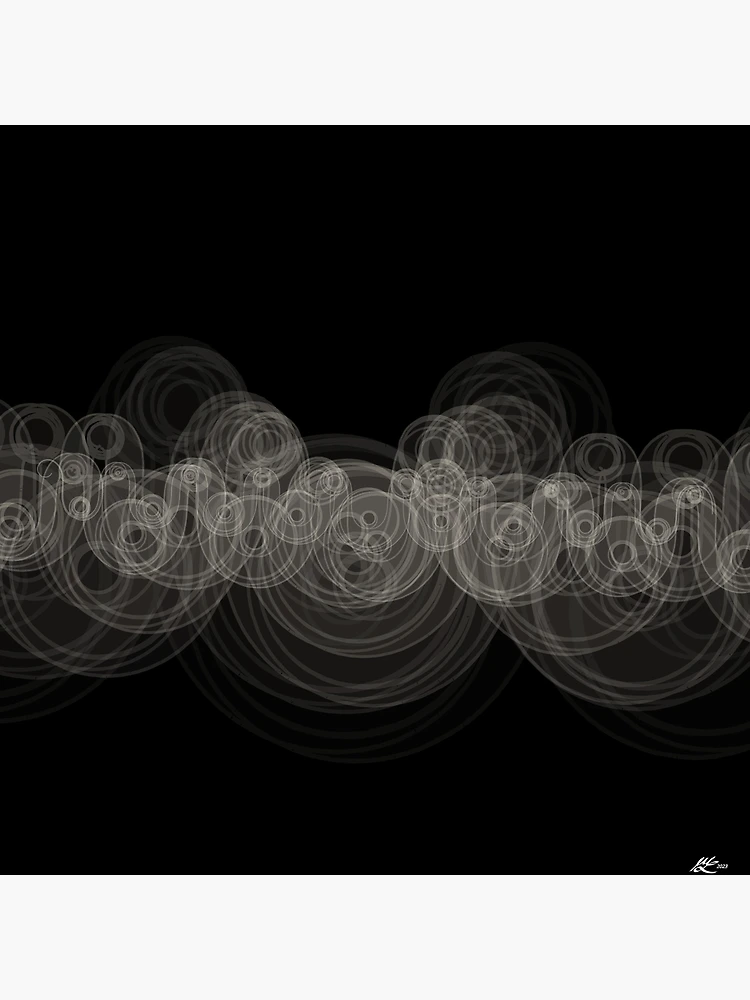 Thumbnail 2 of 2, Postcard, Looping Ripples designed and sold by Mary Holstege.