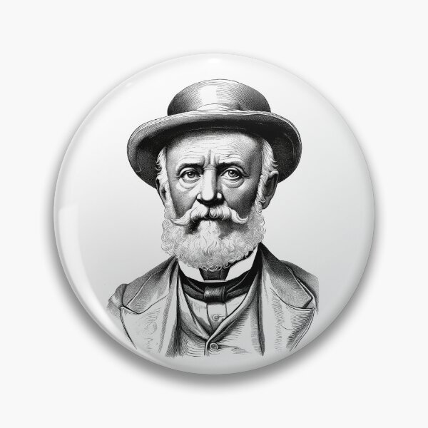 Item preview, Jules Verne Portrait designed and sold by NTGUILTY.