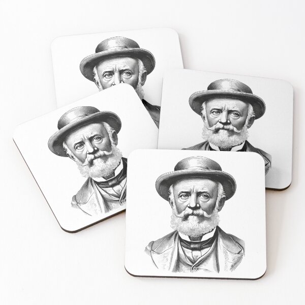 Item preview, Jules Verne Portrait designed and sold by NTGUILTY.