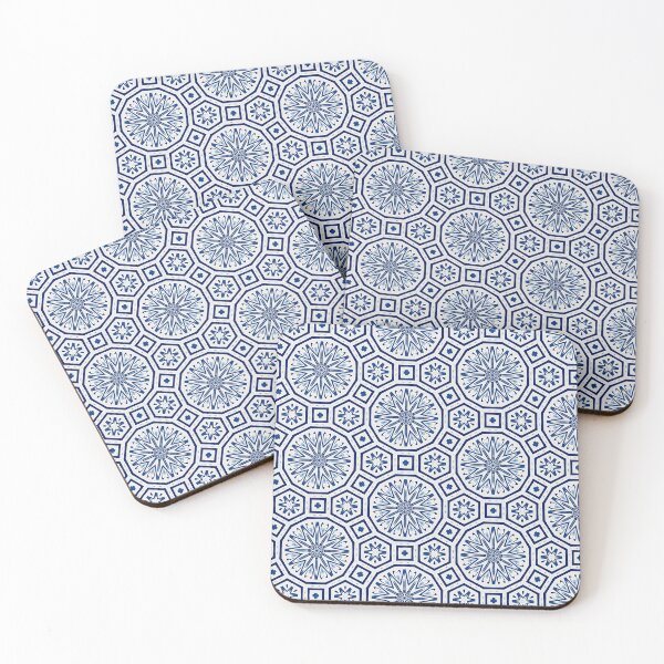 Item preview, Persian tiles,blue tiles,Moroccan,circles,geometric shapes  designed and sold by MariaMarinova.