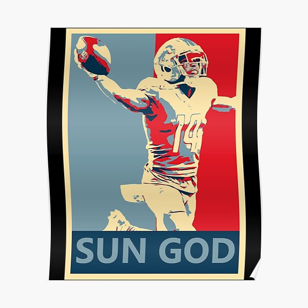 Amon-Ra St. Brown - Sun God - DIY Sports Art