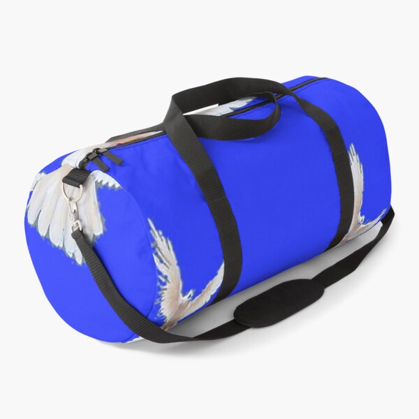 Item preview, FLYING WHITE PEACE DOVES ROYAL BLUE ART designed and sold by sharlesart.