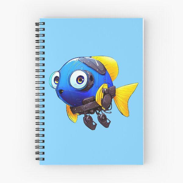 Item preview, Robo-Blue Tang Fish! designed and sold by kukamatsu.