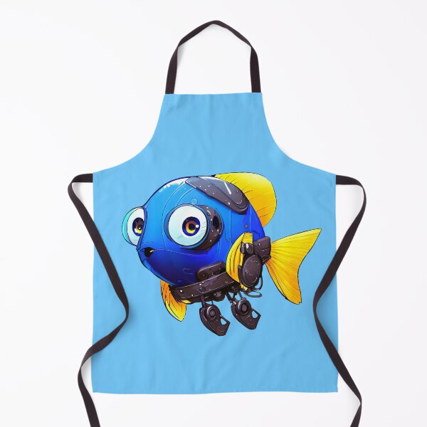 Item preview, Robo-Blue Tang Fish! designed and sold by kukamatsu.