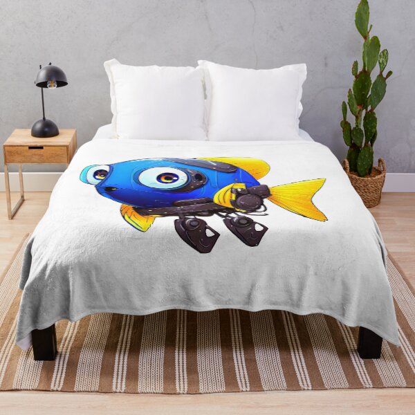 Item preview, Robo-Blue Tang Fish! designed and sold by kukamatsu.