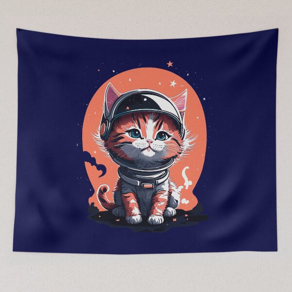 Item preview, Dreaming of the Stars with Astronaut Cat designed and sold by BNCH44.