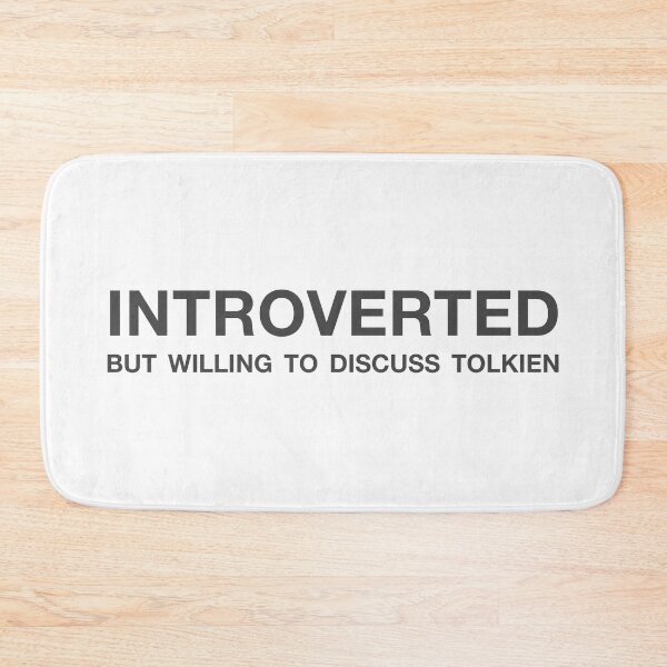 Aperçu de l'œuvre Introverti mais Tolkien créée et vendue par Hamfast.