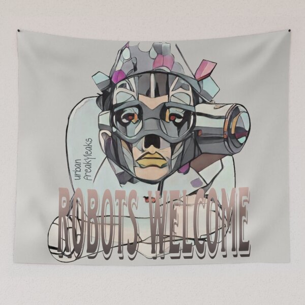 Item preview, ROBOTS WELCOME designed and sold by inarausch2023.