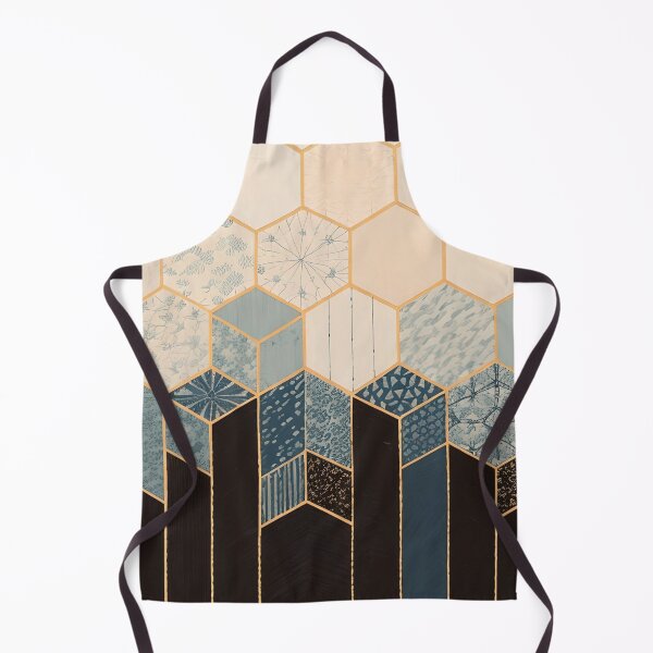 Item preview, Soft Blue Hexagons designed and sold by asbno19.
