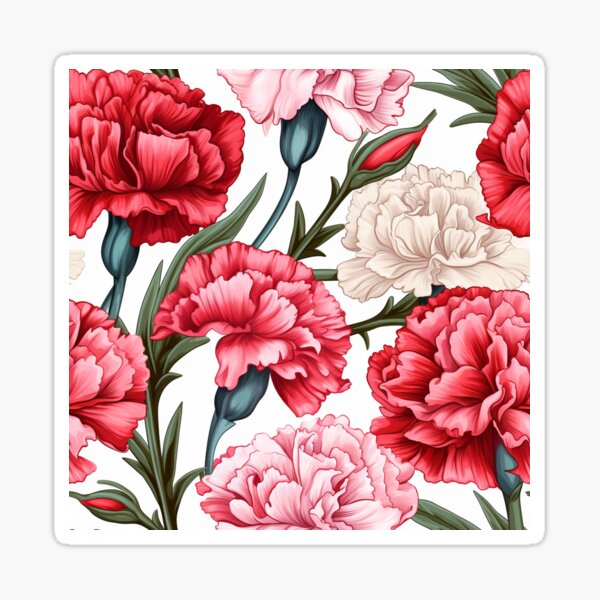 Item preview, Vintage Carnation pattern designed and sold by Vindbult.