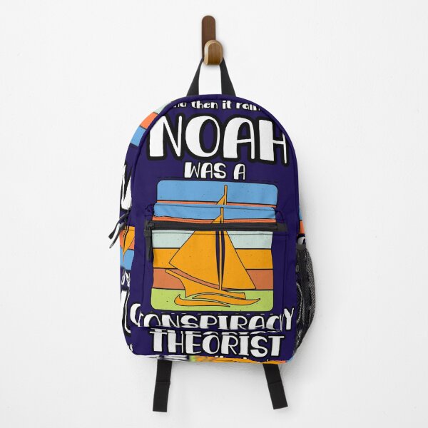 Item preview, Noah was a conspiracy theorist, and then it started to rain, funny, noahs ark, conspiracy theorist, Noah's ark, Christian conspiracy, retro sunset designed and sold by YellowishStore.