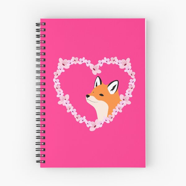 Item preview, Fox Cherry Blossom Heart designed and sold by MorganJ-Design.