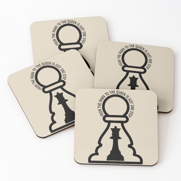 Item preview, From Pawn to Queen Just One Step, Motivation  designed and sold by Tamarage.