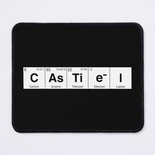 Item preview, Supernatural - Castiel Periodic Table Text designed and sold by humnoo.