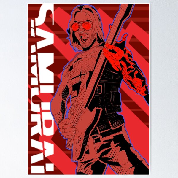 Artikel-Vorschau von Poster der Samurai-Band, designt und verkauft von WingedHaru.
