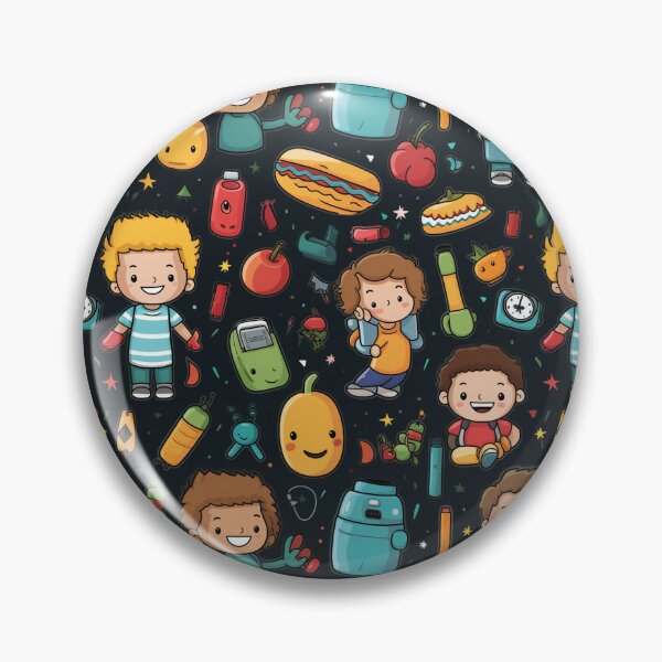 Item preview, Delightful Cute Sticker collection seamless designed and sold by Piyakan.