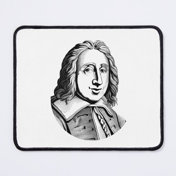 Item preview, Portrait of Blaise Pascal designed and sold by NTGUILTY.