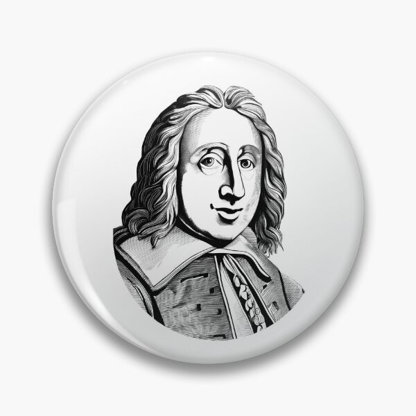 Item preview, Portrait of Blaise Pascal designed and sold by NTGUILTY.