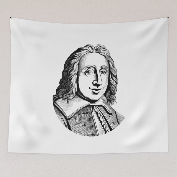 Item preview, Portrait of Blaise Pascal designed and sold by NTGUILTY.