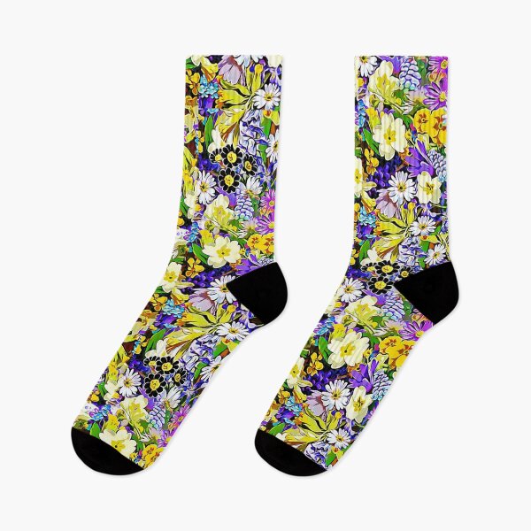 Item preview, Painted sea of ​​flowers designed and sold by FlowerandDesing.