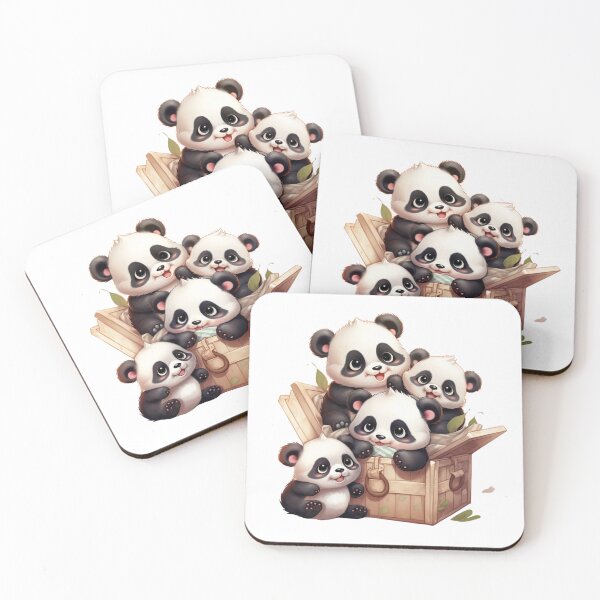Item preview, Many Cute Panda in the Box designed and sold by PandaPlanner.