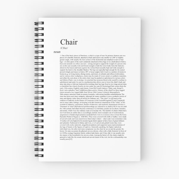 Item preview, Wikipedia.orgchair designed and sold by farrerrice98.