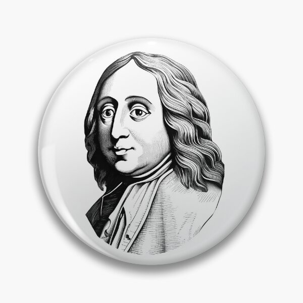 Item preview, Blaise Pascal Portrait designed and sold by NTGUILTY.