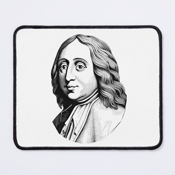 Item preview, Blaise Pascal Portrait designed and sold by NTGUILTY.