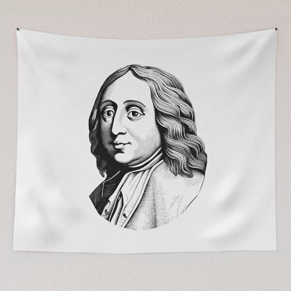 Item preview, Blaise Pascal Portrait designed and sold by NTGUILTY.